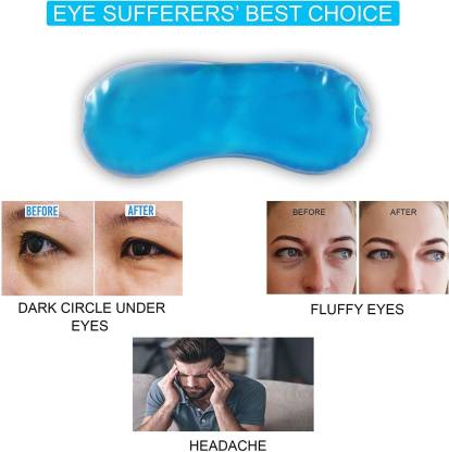 Gel-filled eye mask for sleep and relaxation. Gel-filled eye mask for sleep and relaxation.